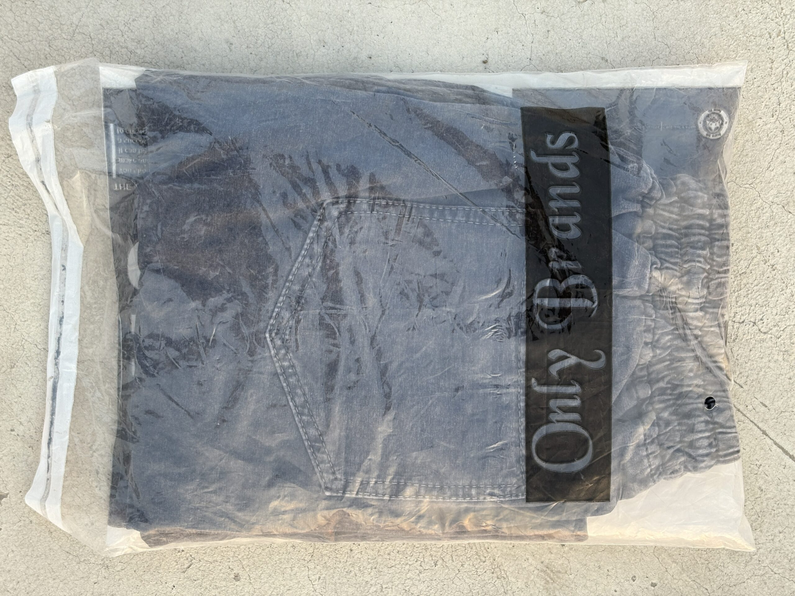 Men’s Charcoal Grey Denim Jogger Lower - Image 3