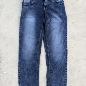 Sonalymax Men’s Stone Wash Dark Blue Denim Jeans
