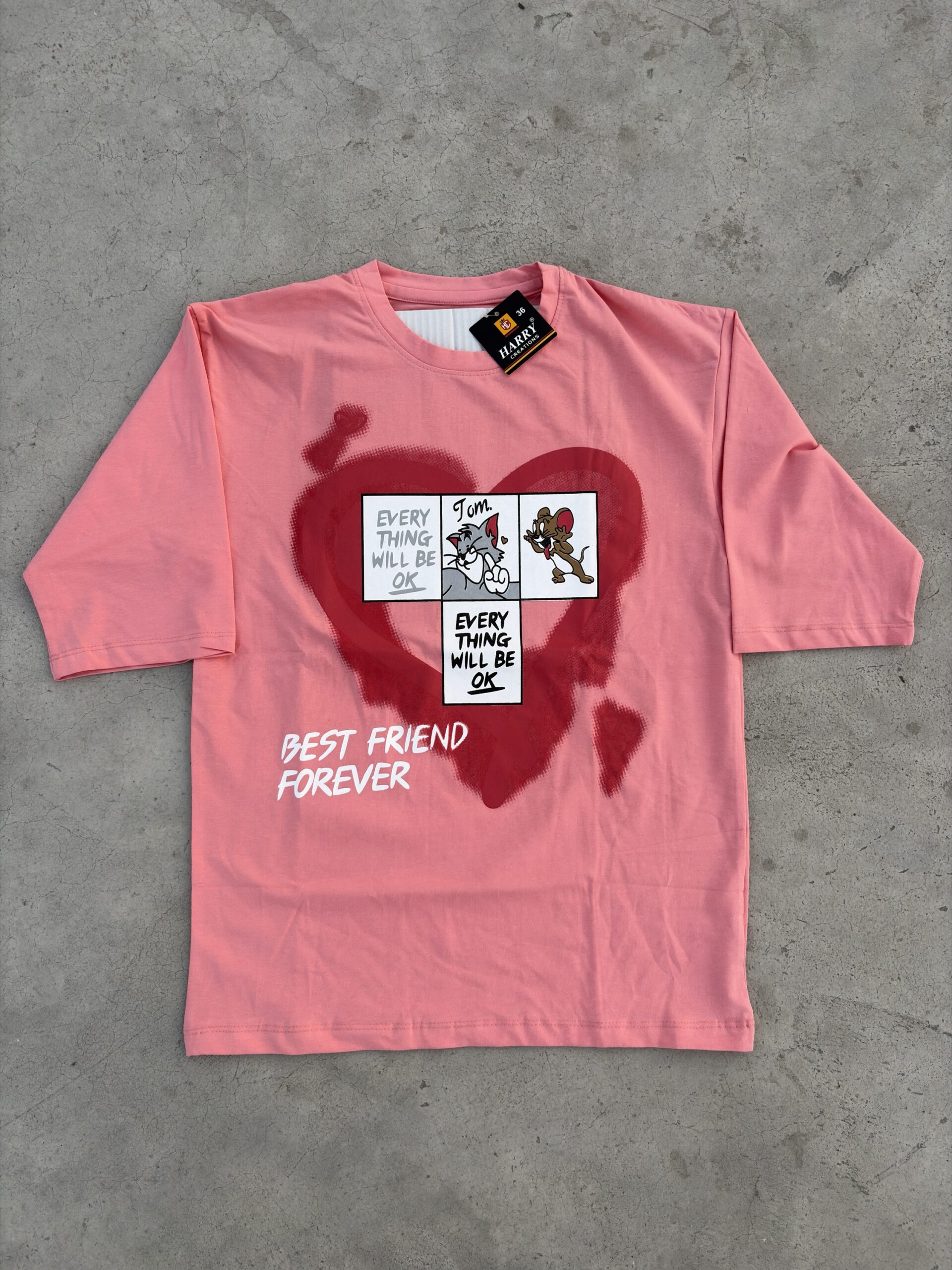 Best Friend Forever Oversized T-Shirt